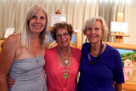 From ltr Julia Barlow, Alderlady Nicolette Botha-Guthrie and Olga Swanepoel